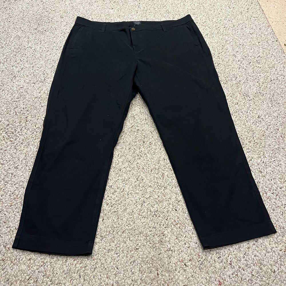 NEW J Crew High Rise Girlfriend Chino Pants 20 Black Preppy Classic Stretch